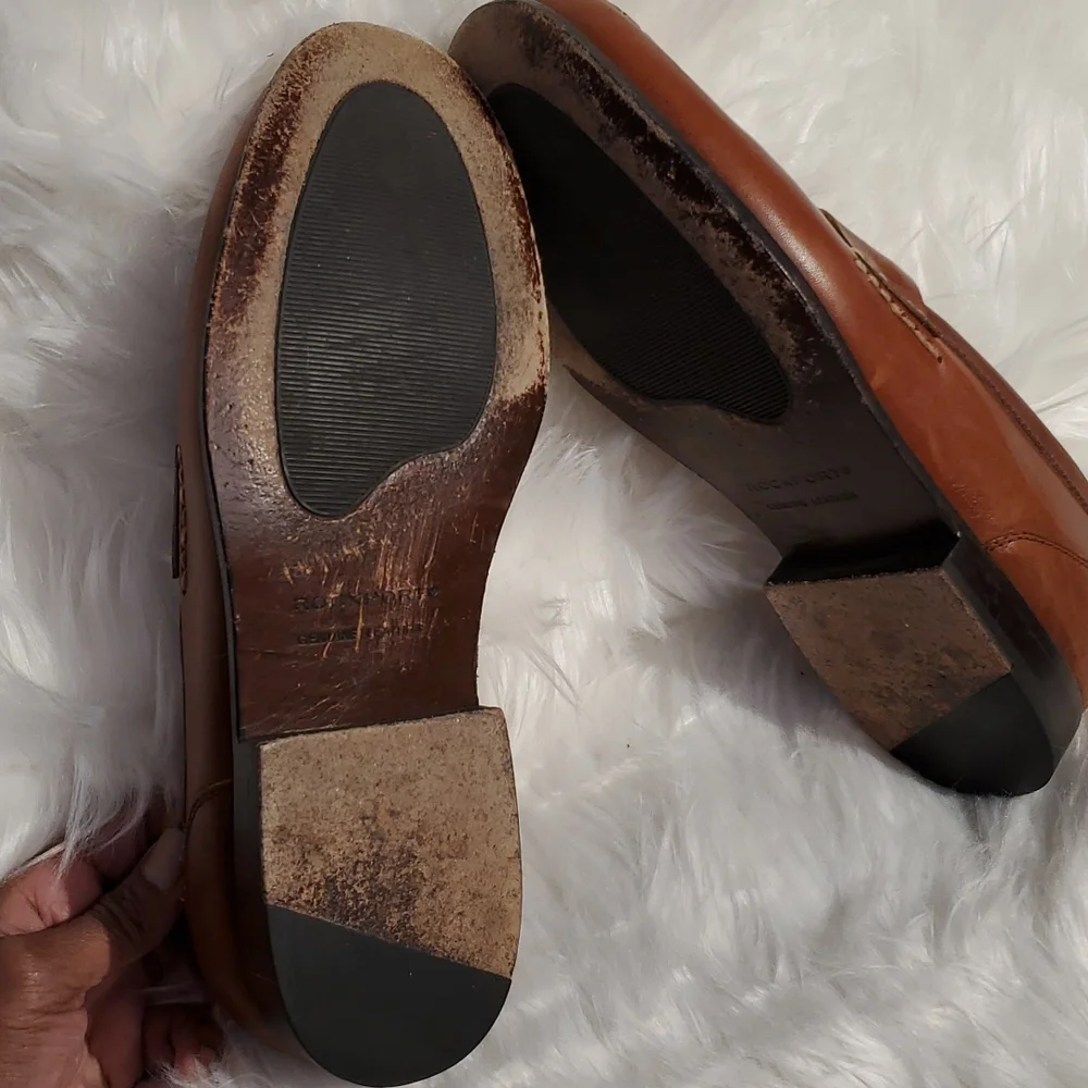 ❣️❣️ Rockport  Mens Brown Leather 👞  Shoes 9.5m - Picture 8 of 9